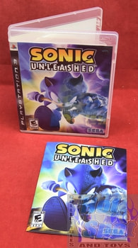 Sonic Unleashed PS3 Covers, Cases, and Booklets