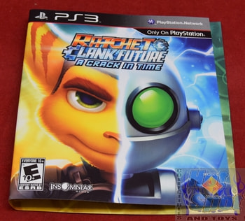 Ratchet and Clank Future A Crack in Time PS3 Covers, Cases, and Booklets