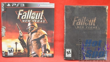 Fallout New Vegas BOOKLET AND SLIP COVER ONLY