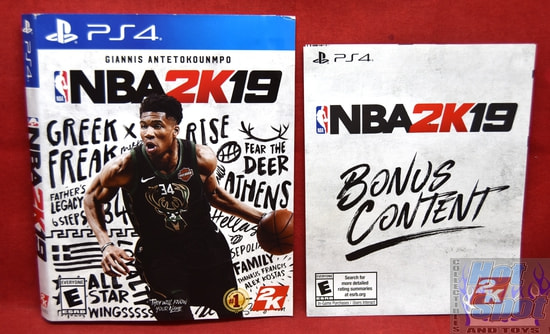 NBA 2K19 Slipcover & Booklet