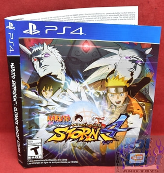 Naruto Shippuden Ultimate Ninja Storm 4 Slip Cover, Booklets & Inserts