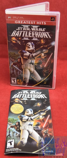 Star Wars Battlefront II PSP Covers, Cases, and Booklets