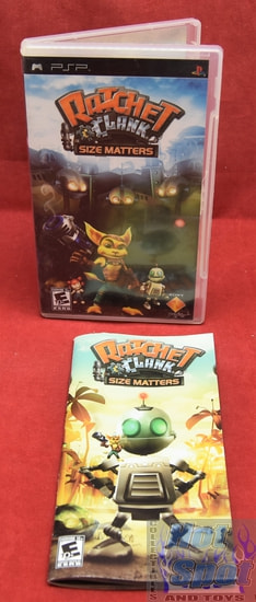 Ratchet and Clank Size Matters PSP Covers, Cases, and Booklets