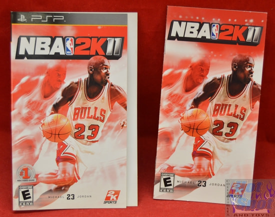 NBA 2K11 Instructions Booklet and Slip Cover