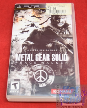 Metal Gear Solid Peace Walker PSP Covers, Cases, and Booklets