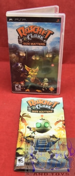 Ratchet and Clank Size Matters PSP Covers, Cases, and Booklets