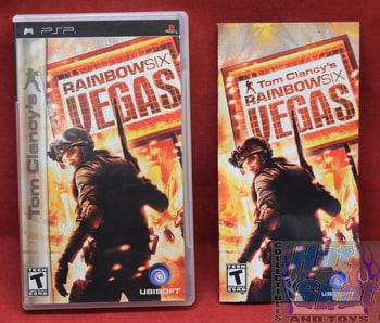 Tom Clancy's Rainbow Six Vegas Case Manual and Insert ONLY