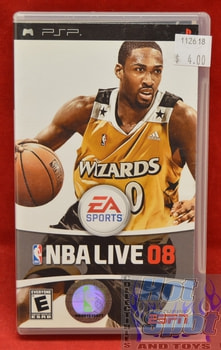 NBA Live 08 Game Playstation PSP