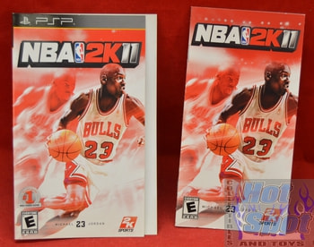 NBA 2K11 Instructions Booklet and Slip Cover