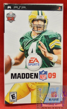 Madden NFL 09 Instructions Booklet and Slip Cover