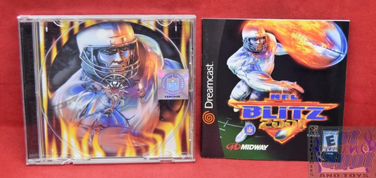 NFL Blitz 2001 Original Case & Instruction Manual