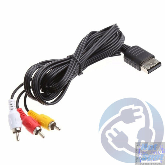 AV Video Audio Composite RCA Cable Cord for Sega Dreamcast Console A/V