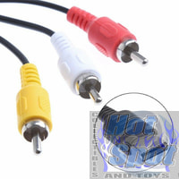 AV Video Audio Composite RCA Cable Cord for Sega Dreamcast Console A/V