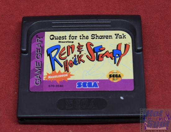 Quest for the Shaven Yak Starring Ren Hoek & Stimpy Sega Game Gear