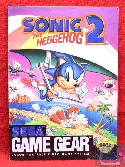 Sonic the Hedgehog 2 Instruction Manual Booklet