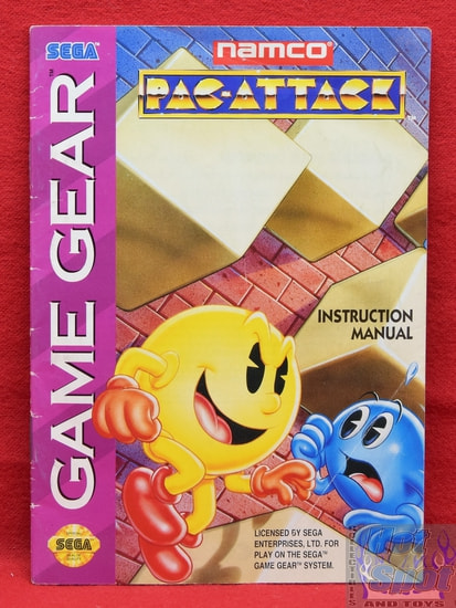 PAC ATTACK Instruction Manual Booklet