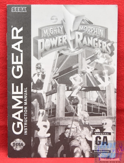 Mighty Morphin Power Rangers Instruction Manual Booklet MMPR