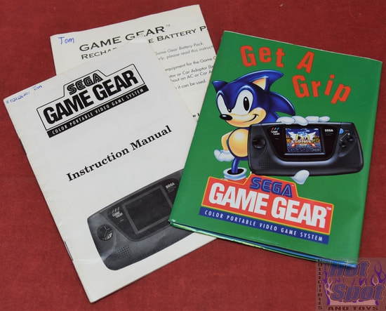 SEGA Game Gear Manual and Booklet