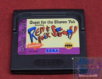 Quest for the Shaven Yak Starring Ren Hoek & Stimpy Sega Game Gear