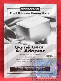 SEGA Game Gear Console System Instruction Manual Booklet