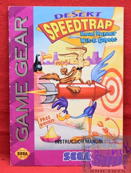 Desert Speedtrap starring Road Runner & Wile E. Coyote Instruction Manual Booklet