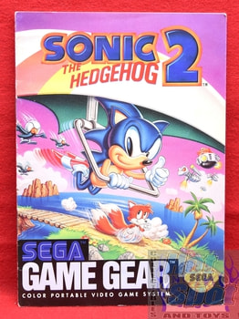 Sega Game Gear Sonic the Hedgehog 2 With Instruction Manual