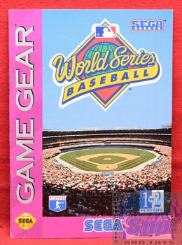 World Series Baseball Instruction Manual Booklet