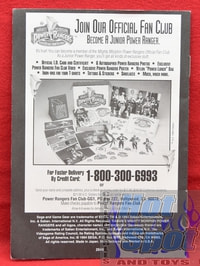 Mighty Morphin Power Rangers Instruction Manual Booklet MMPR