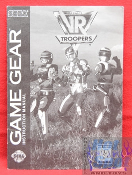 Saban's VR Troopers Instruction Manual Booklet