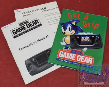 SEGA Game Gear Manual and Booklet