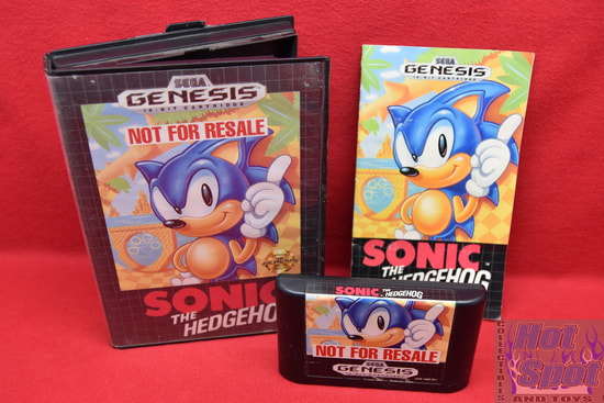 Sonic The Hedgehog "Not For Resale" Version CIB