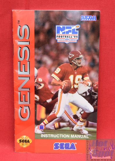 NFL Football '94 Instruction Manual