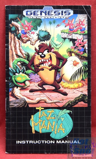 Taz Mania Instruction Manual