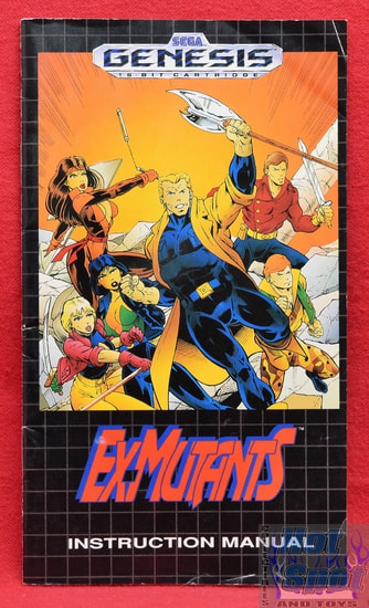 Ex-Mutants Instruction Manual