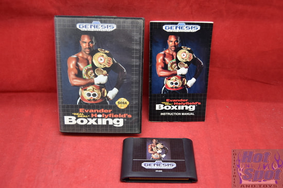 Evander Holyfield's " Real Deal" Boxing (Game, Case and Manual)