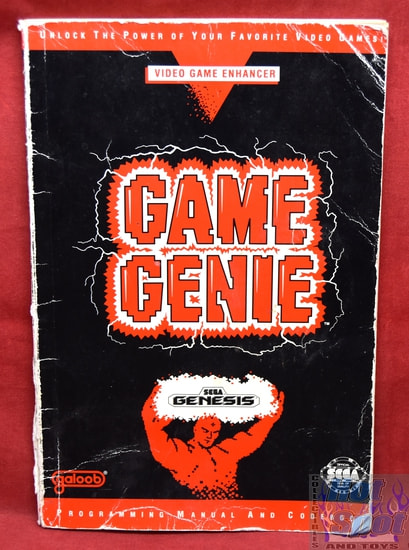 Game Genie Programming Manual & Codebook Sega Genesis