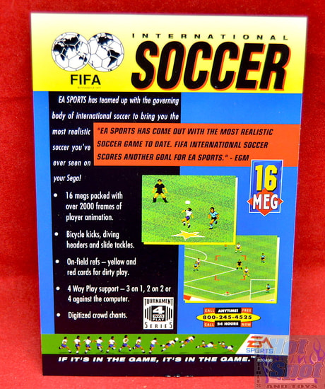 FIFA International Soccer Insert
