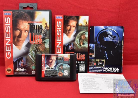 True Lies Game for the Sega Genesis CIB