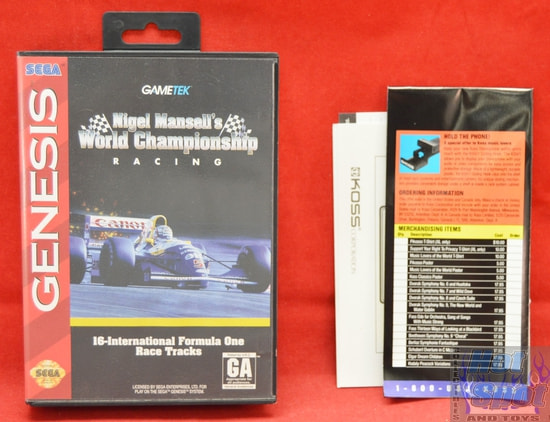 Nigel Mansell's World Championship Racing CASE ONLY