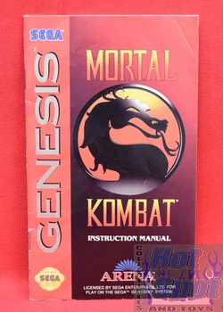 Mortal Kombat Instruction Manual