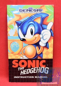 Cases, Manual & Inserts Sonic the Hedgehog Instruction Manual