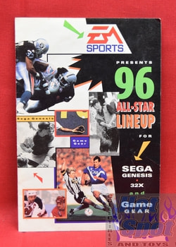 Cases, Manual & Inserts EA Sports 96 All-Star Lineup Insert