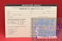 EA Electronic Arts Registration Card Insert 8/94