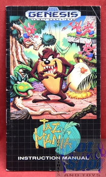 Taz Mania Instruction Manual