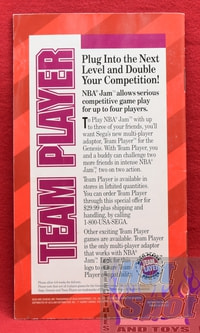 NBA Jam Instruction Manual