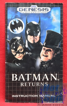 Batman Returns Instruction Manual Only