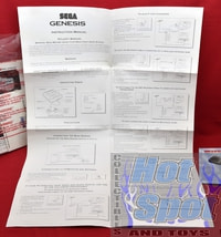 Genesis Console Model 2 Instruction Manuals Variant Inserts Packet - 1994