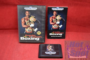 Evander Holyfield's " Real Deal" Boxing (Game, Case and Manual)