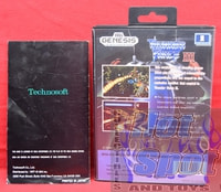 Thunder Force III 3 Box & Instruction Manual