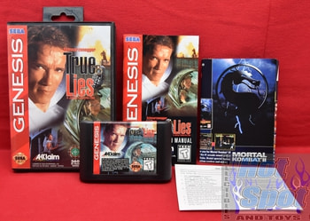 True Lies Game for the Sega Genesis CIB